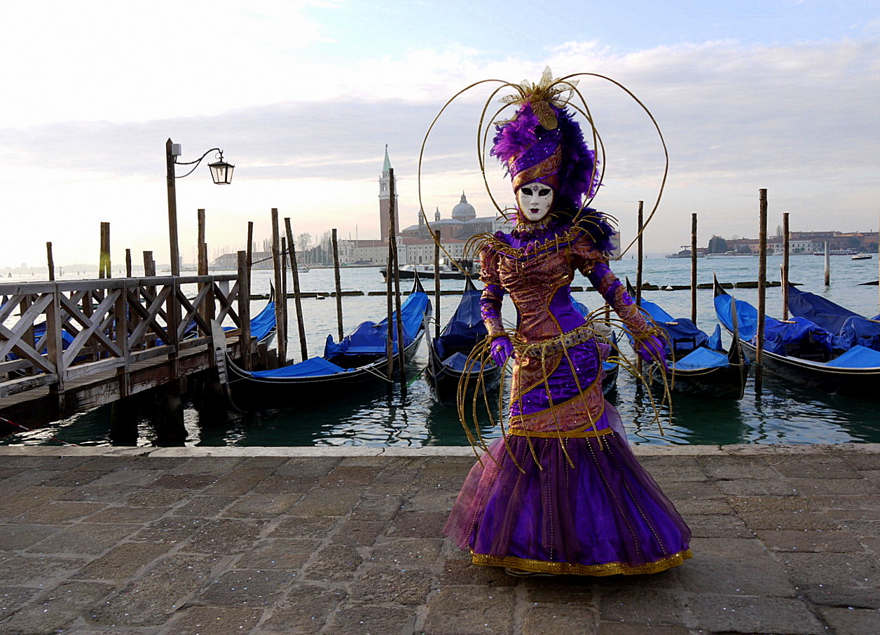 Venice gondolas